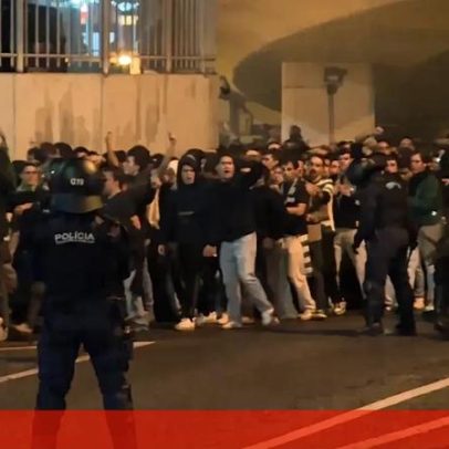 Dois elementos da claque do Sporting detidos por resistência e coação
