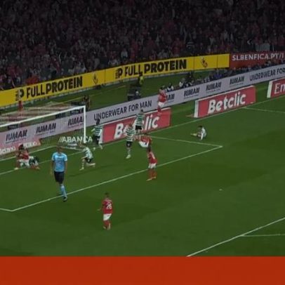 Sudakov empata Benfica-Sporting com passe de Ríos a desbloquear jogada