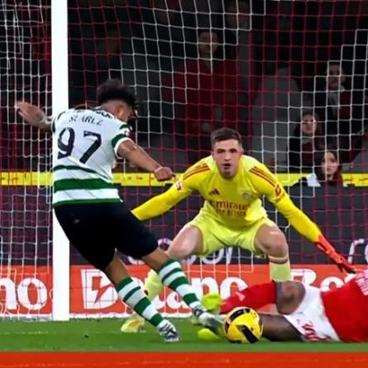 Suárez pediu penálti; árbitro viu corte limpo de Otamendi no Benfica-Sporting