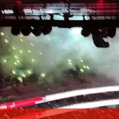 Ultras do Sporting acionam pirotecnia nas bancadas da Luz