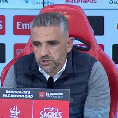 Rui Borges comenta titularidade de Pote e o dérbi que acabou como devia