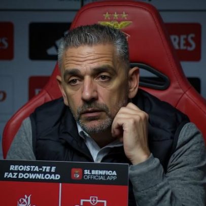 Gaffe de Rui Borges na conferência sobre o Benfica