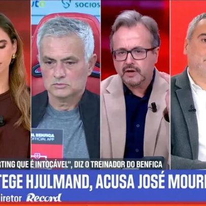 Vítor Pinto e Hjulmand: narrativa sobre Mourinho já circula
