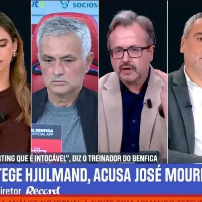 Vítor Pinto e Hjulmand: narrativa circula sobre Mourinho