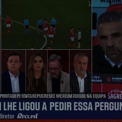 Vítor Pinto critica treinadores por colocar Prestianni aos 58 minutos