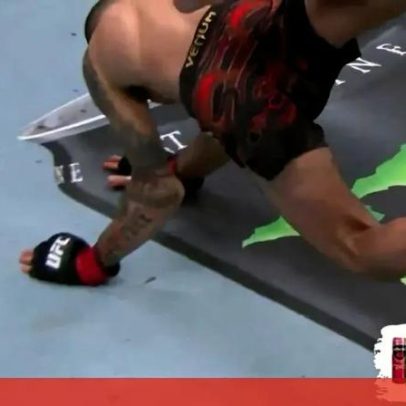 Lutador brasileiro quebra o braço aos 26 segundos e perde o título no UFC