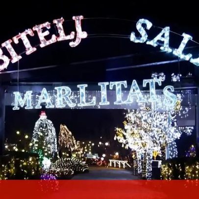 Casa rural na Croácia ilumina o Natal com mais de 5 milhões de luzes