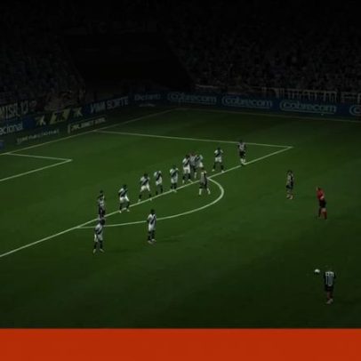 Hulk marca golo de bomba no Atlético Mineiro frente ao Vasco da Gama