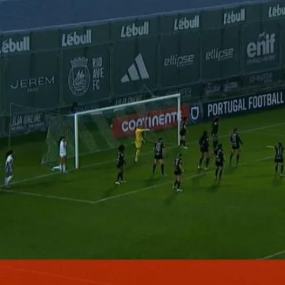 Rio Ave feminino surpreende com canto após fila ao segundo poste