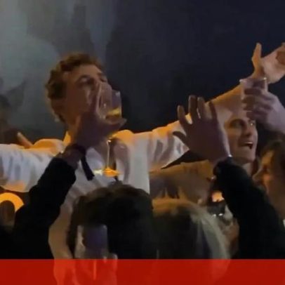 Lando Norris celebra o primeiro título mundial de F1 com festa