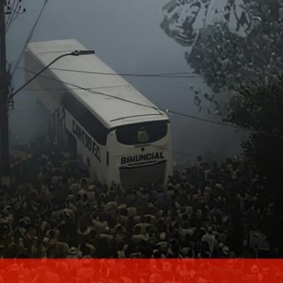 Santos regista o último 'corredor de fogo' da época, em vídeos