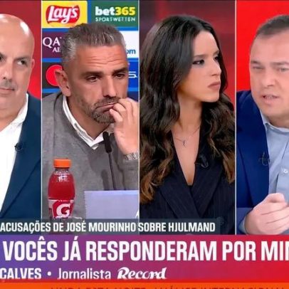 Mourinho e Hjulmand repetem críticas dos adeptos a Otamendi