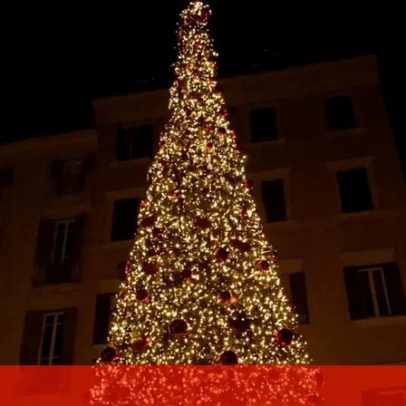 Centro histórico de Roma preparado para o Natal