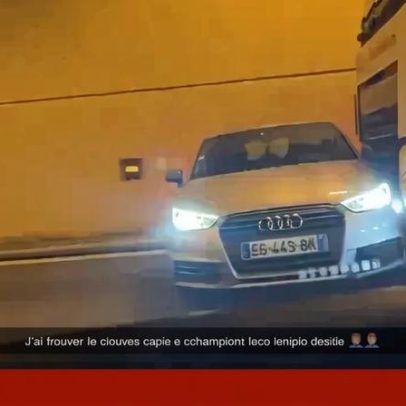 Camião arrasta carro 300 metros sem motorista perceber