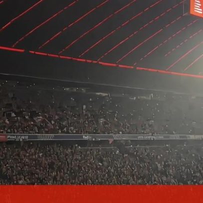 Celebração no banco e nas bancadas após golo do Sporting em Munique