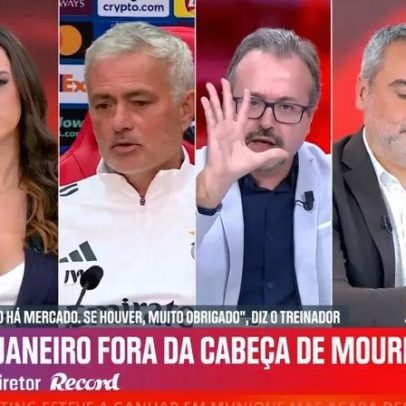 Mourinho envia recado à estrutura; não fala com Mário Branco nem Rui Costa