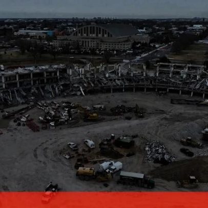 Antigo estádio dos Washington Commanders está a ser demolido