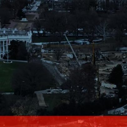 Imagens mostram avanços na construção do Salão de Baile na Casa Branca