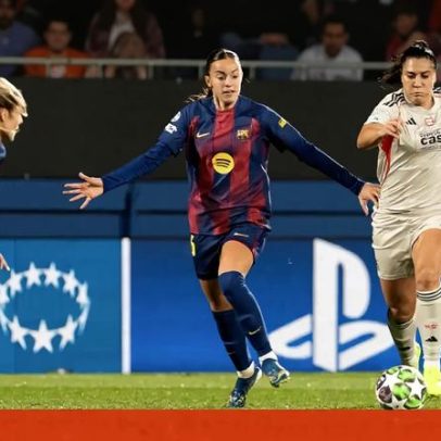 Benfica eliminado da Liga dos Campeões femininos após derrota com o Barcelona