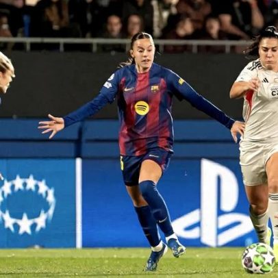 Benfica eliminado da Liga dos Campeões feminina após derrota com Barcelona