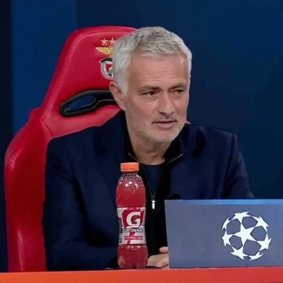 Mourinho: ambição dos benfiquistas é igual à dele, mas estão fora da Champions