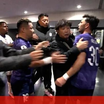 Gritaria e empurrões marcam o intervalo de jogo na Liga dos Campeões Asiática