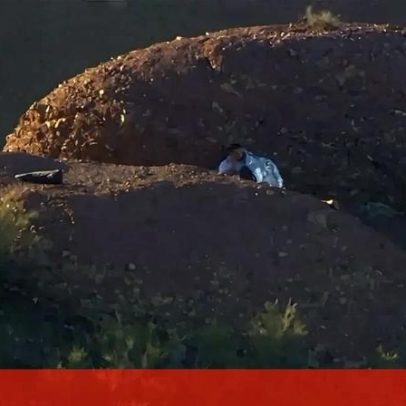 Homem resgatado após ficar preso a noite num trilho nas montanhas dos EUA