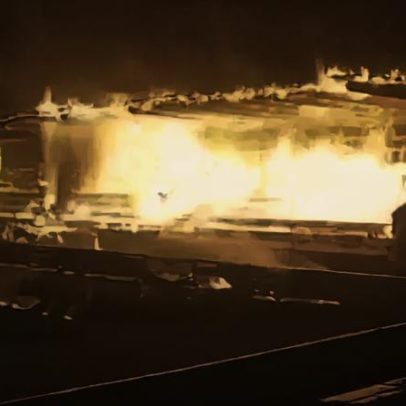 Três menores ateiam incêndio em estádio histórico na Finlândia após descida