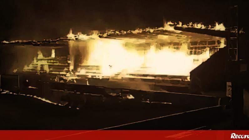 Bancada principal ficou totalmente queimada e, ao que tudo indica, terá de ser demolida e reconstruída