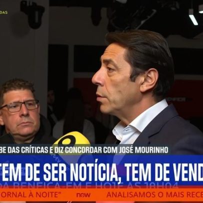 Rui Costa defende jogadores das críticas e diz que é fácil bater no Benfica