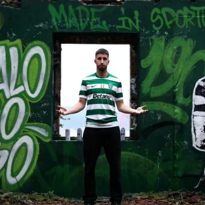 Gonçalo Inácio renova com o Sporting e revela sessão fotográfica com graffiti