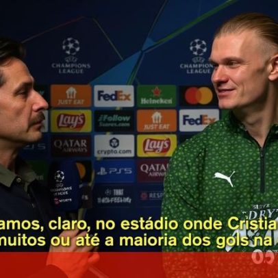 Haaland elogia Ronaldo aos 40 anos: inacreditável o que continua a fazer