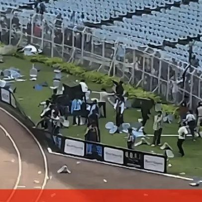 80 mil fãs em estádio na índia para ver Messi saem de mãos a abanar