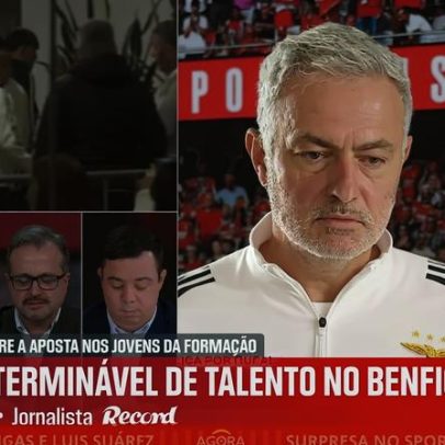 Mourinho e a estratégia para jovens do Benfica entre estrear e apostar