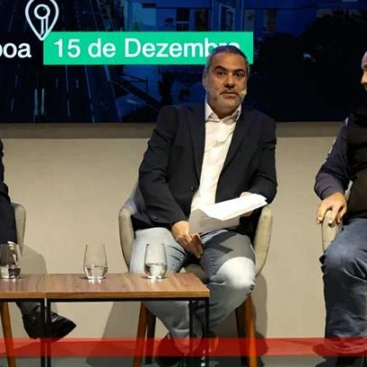 Sérgio Krithinas orgulhoso na São Silvestre El Corte Inglés por contribuir para a felicidade