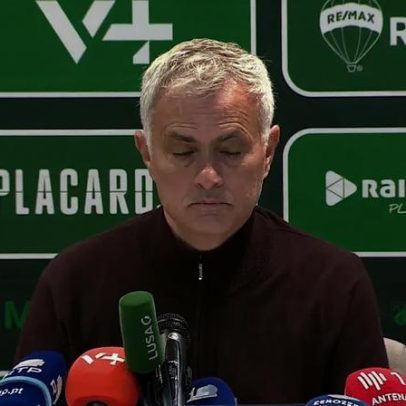 Barreiro lesionado: Mourinho reconhece sacrifício de ficar até ao intervalo