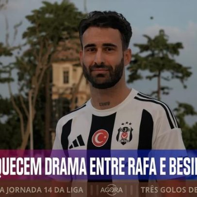 Rafa Silva e treinador do Besiktas: duas versões da história