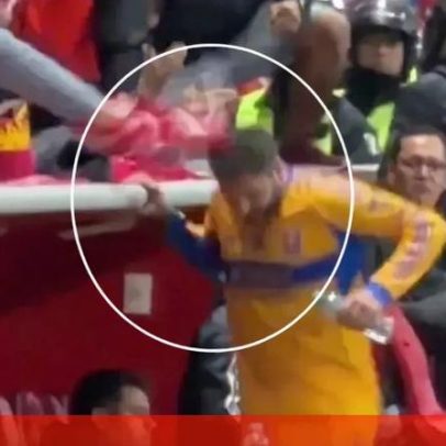 Adepto do Toluca tentou agredir Gignac durante a final do Apertura
