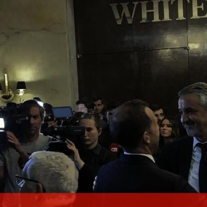Frederico Varandas chega à gala dos Prémios Stromp acompanhado de Rui Borges