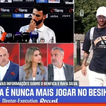 Rafa quer sair do Besiktas; treinador não o quer nas atuais condições