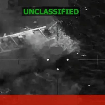 Vídeo mostra ataque dos EUA a três embarcações nas Caraíbas