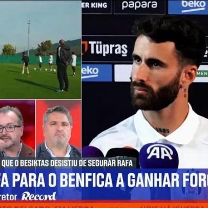 Rafa Silva decide rescindir com o Besiktas e o que fazer aos 9 milhões