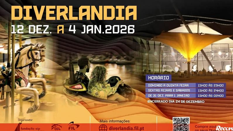 Diverlandia: diversão de 12 de dezembro a 4 de janeiro de 2026