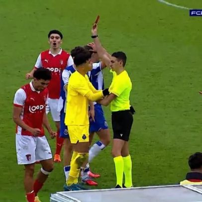 Porto acusa expulsão injusta e golo fantasma no nacional de juniores Braga