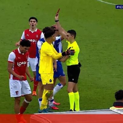 Porto reclama expulsão injusta e golo fantasma frente ao Sp. Braga