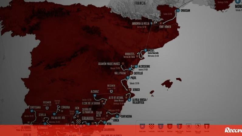 Volta a Espanha de 2026: percurso do Mónaco a Granada