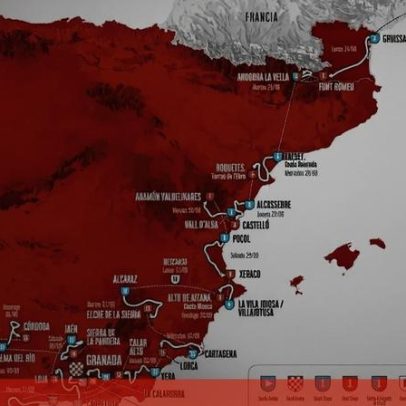 Volta a Espanha de 2026 não cobrirá nem metade do território