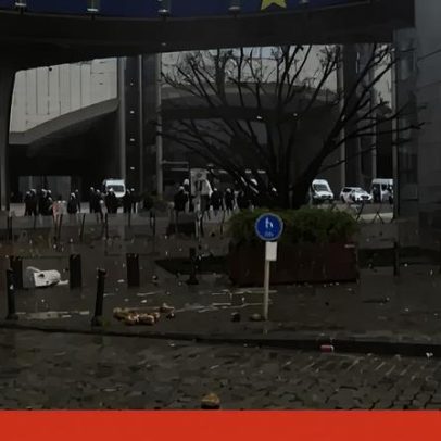 Protesto de agricultores provoca caos em Bruxelas