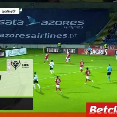 João Simões marca e Sporting adianta-se nos Açores