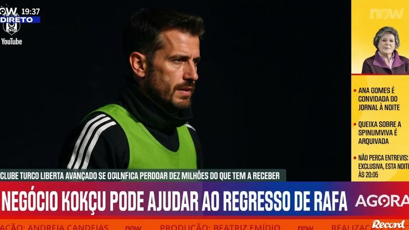Besiktas mira verba de Kökçü para Rafa Silva junto do Benfica